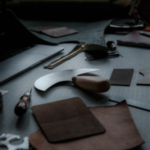 Engraved Leather Wallet